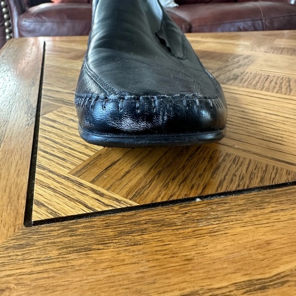 Steve Madden Men's Black Leather Loafers - Picture 5 of 11